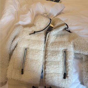 Moncler Light Blue and Cream Jacket